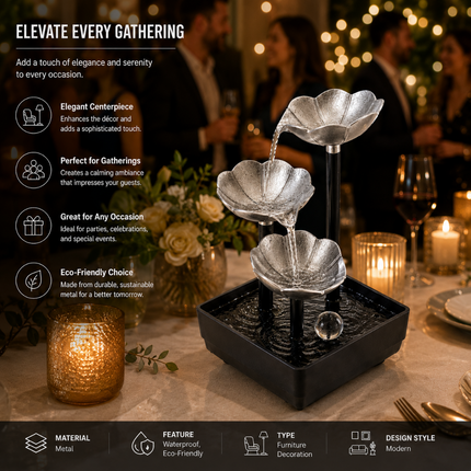 Premium Tabletop Water Fountain for Home Decoration(Model A)