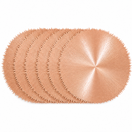 Table Mats Pack of 6 for Dining & Home Decor (Bronze)