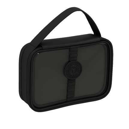 Transparent Multipurpose Pouch with Handle(Jet Black)