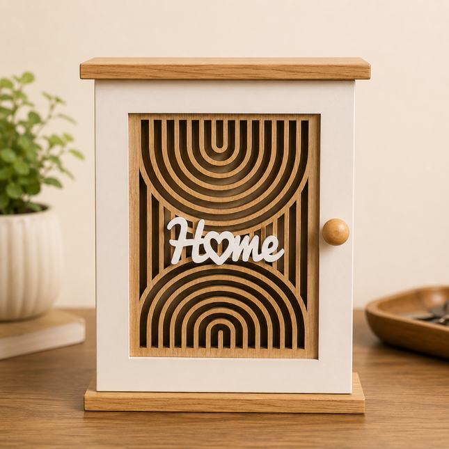 Decorative Wooden Key Holder Cabinet