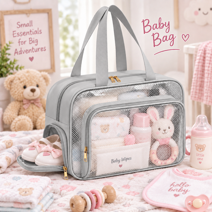 Multipurpose kids bag with Spacious Compartments & Waterproof Design(Grey)