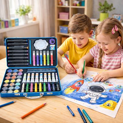 Kids Drawing & Painting Kit(Sea animals)