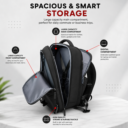 Smart Travel Laptop Backpack
