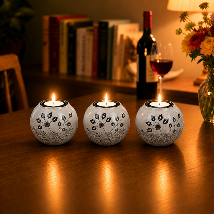 Elegant Handmade Candle Holder Set(Model D)