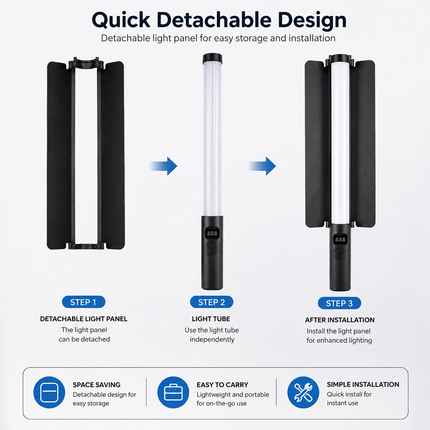 LED Light Stick | 2500K-6000K Adjustable