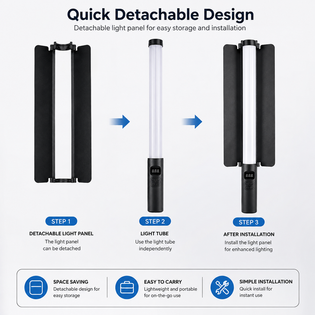 LED Light Stick | 2500K-6000K Adjustable
