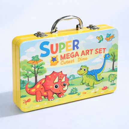 Kids Drawing & Painting Kit(Dinosaurs)