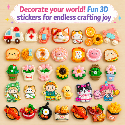 Decorative DIY Charm Set