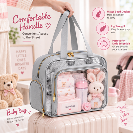 Multipurpose kids bag with Spacious Compartments & Waterproof Design(Grey)
