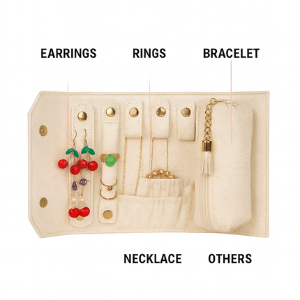 Travel Jewellery Organizer Ro(White)