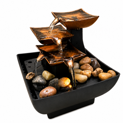 Premium Tabletop Water Fountain for Home Decoration(Model E)