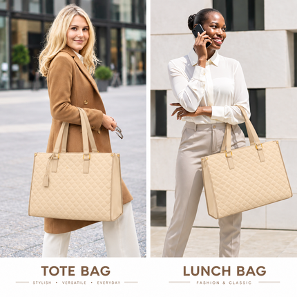 All-in-One Tote Bag (Beige)