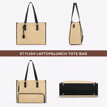 All-in-One Tote Bag (Beige)