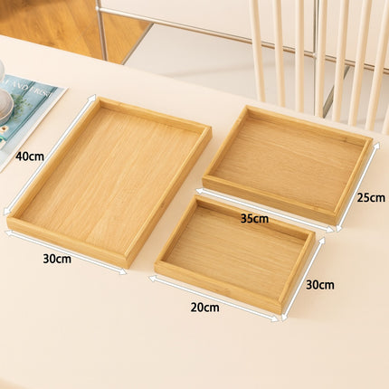 Premium Wooden Tray Set (Beige)
