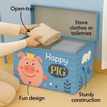 Happy Pig Organizer Set (Sea blue)