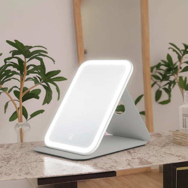 Portable LED Lighted Makeup Mirror