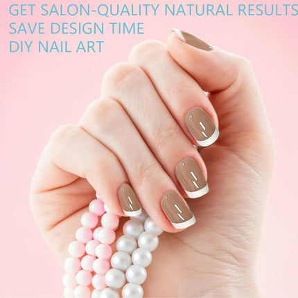 Pack of 96 Press On Nails (French round- nudes and pinks)