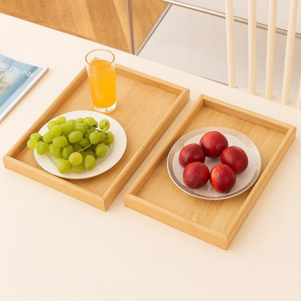 Premium Wooden Tray Set (Beige)