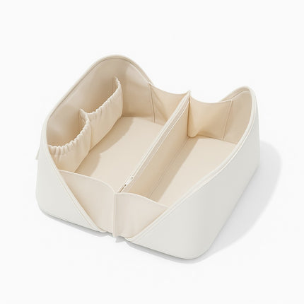 Premium Cosmetic Travel Bag (White)