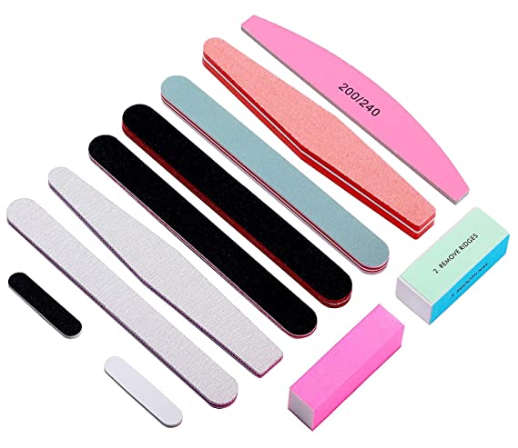 Nail File and Buffer, Wosweet Professional Manicure India | Ubuy