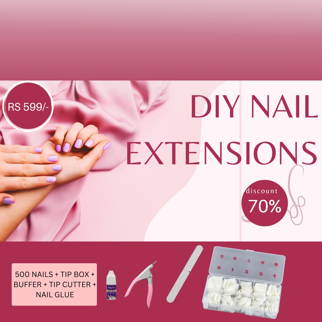 DIY Nail Extensions: A Follow Up To Two Tone Colour Design💅🏾👩🏾‍🎨
